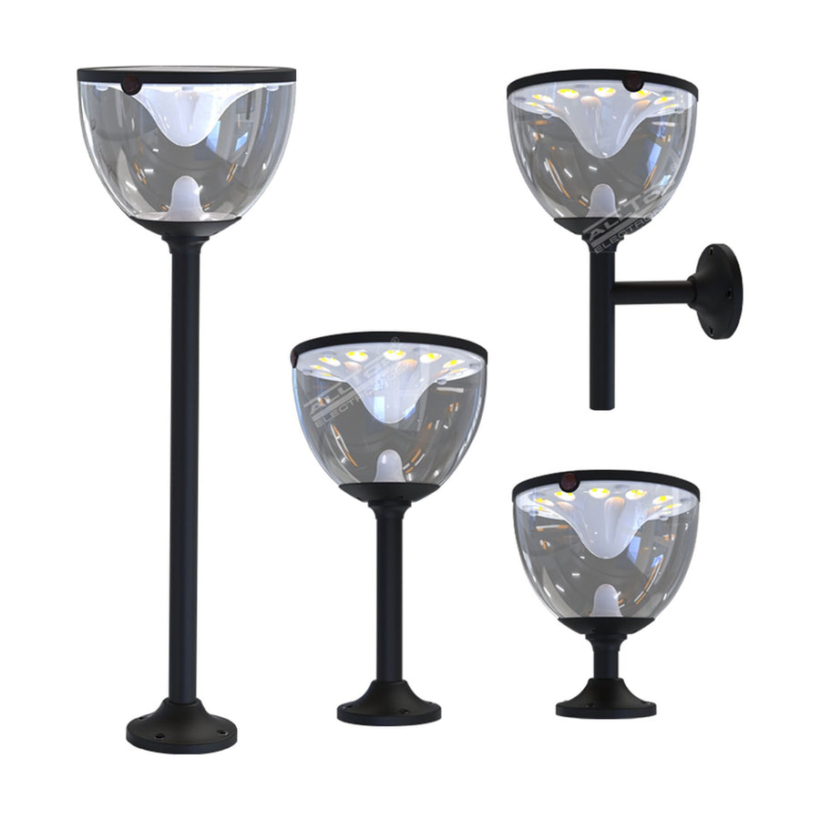 4W Solar LED Garden Light IP65 800mm Bollard