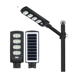200W Solar LED Street Light 6000K 12Ah ABS