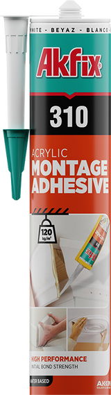 Akfix 310 Montage Adhesive, Water Based and Paintable