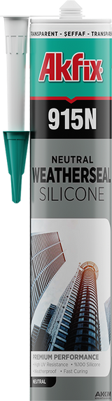 Akfix 915N Weatherseal Neutral Silicone, Black