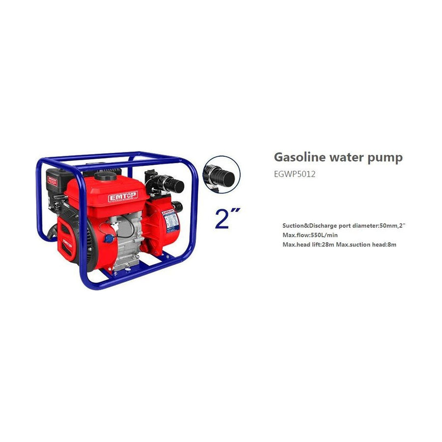 EMTOP Petrol Water Pump 2 Inch 550L/min EGWP5012