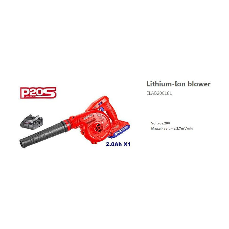 EMTOP Cordless Blower 20V with Battery ELAB200181