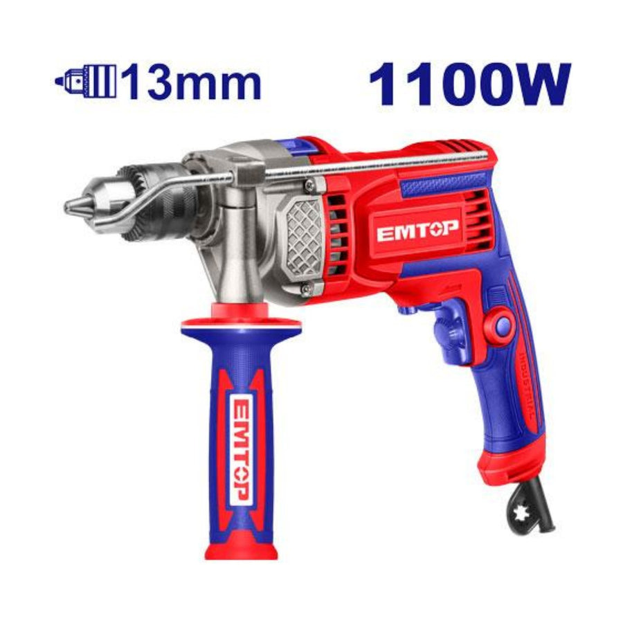 EMTOP Impact Drill 1100W Masonry Drilling EMDL1106