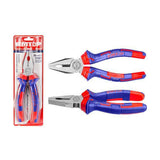 EMTOP Combination Pliers 6, 7 and 8 Inch Two Colour - 6"