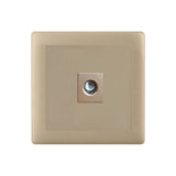 MODI B1 Glossy TV Aerial Socket Outlet Coaxial Point Glossy Gold