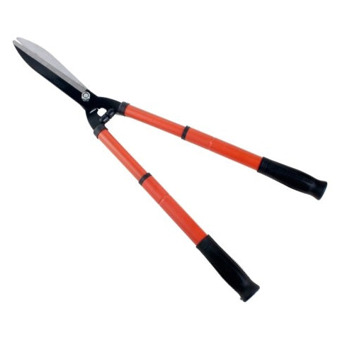 Long-blade fence scissors for garden trimming