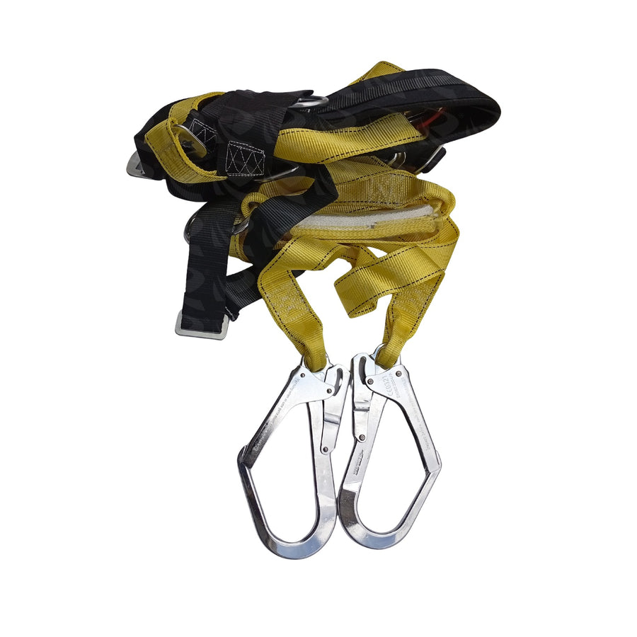 Full Body Safety Harness with Bumper, Black
