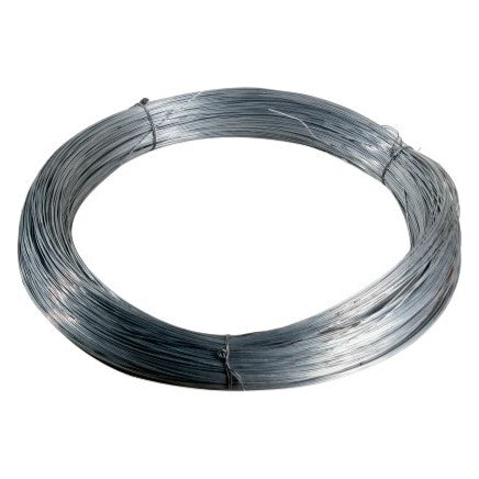 Coil of galvanized wire