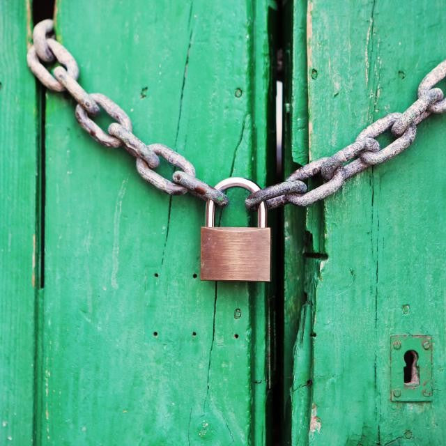 Gate chain lock