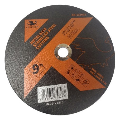 Knicker cutting disc