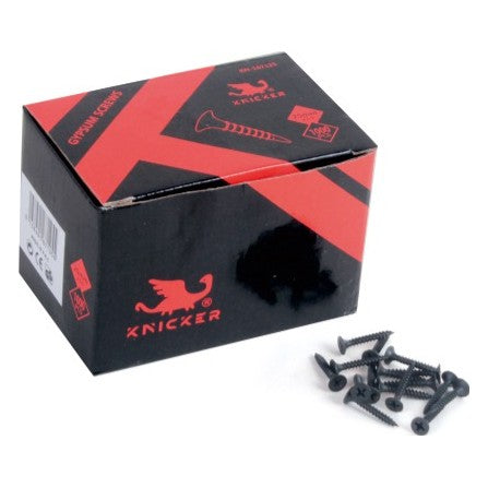 Black gypsum drywall screws