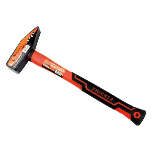 Mason hammer with plastic handle