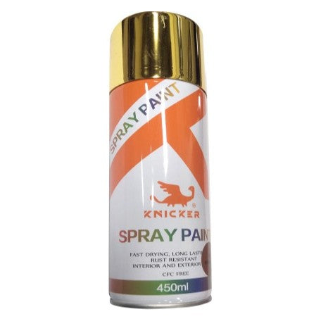 Knicker spray paint tins