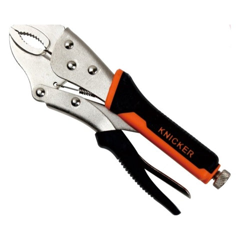 Curved jaw locking pliers