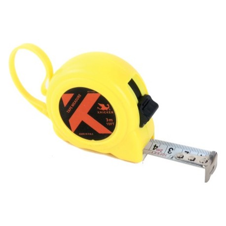 Yellow pocket measuring tape