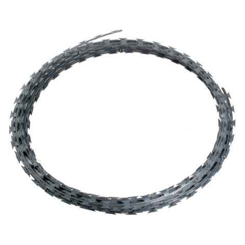 Coil of razor wire