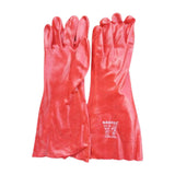 Rossel Single Dipped PVC Gloves, Cotton Lined