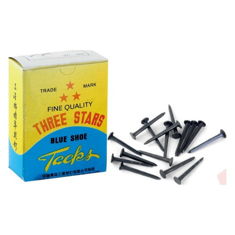 Packets of shoe tacks